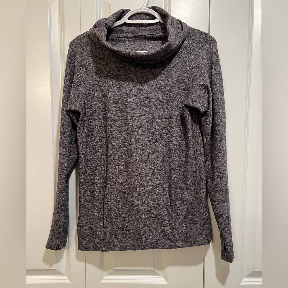 lululemon athletica Charcoal Cowl Neck Sweater